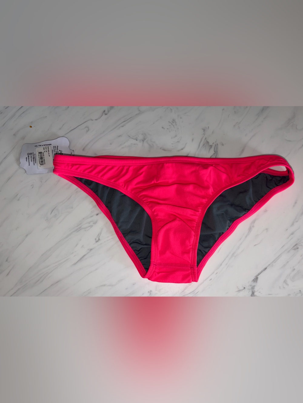 Jolyn Clothing MIDL hot Pink Bikini Bottom Size xl new nwt drawstring